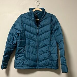 The North Face Down Puffer Jacket in Teal